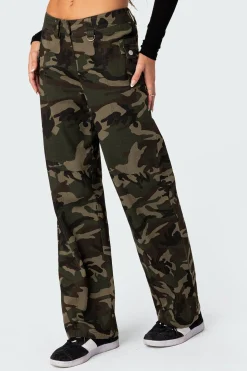 Aya Low-Rise Cargo Pants
