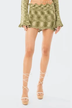 Ayden Knitted Mini Skirt