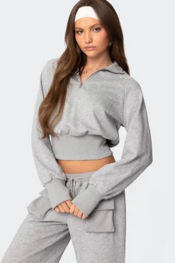Bailey French Terry Quarter Zip Top