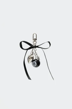 8 Ball & Heart Keychain