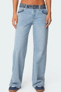 Bandana Bliss Low Rise Jeans