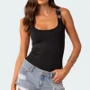 Barker Buckle Strap Bodysuit