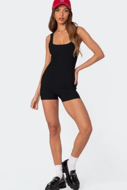 Basic Baby Ribbed Romper