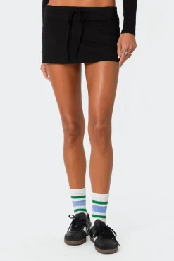 Bayside Slitted Micro Skort