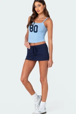Bayside Slitted Micro Skort