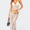 Bess Sheer Lace Maxi Skirt