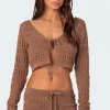 Betsy Tie Front Knitted Cardigan