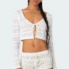 Betsy Tie Front Knitted Cardigan