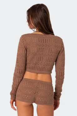 Betsy Tie Front Knitted Cardigan