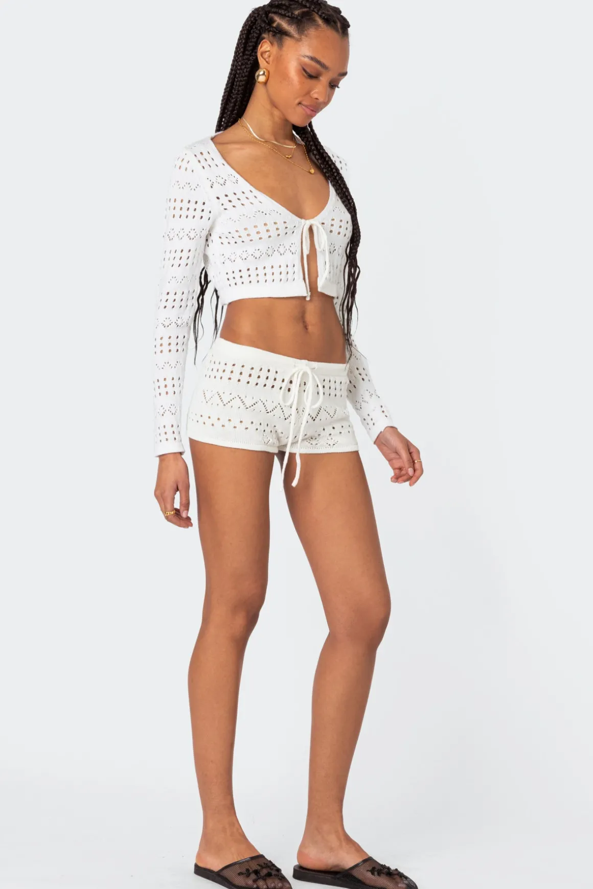 Betsy Tie Front Knitted Cardigan