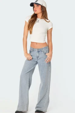 Better Basics Cropped T Shirt