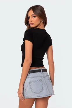 Better Basics Cropped T Shirt
