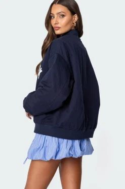 Big Apple Oversized Bomber Jacket