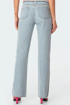 Bindi Low-Rise Ripped Jeans