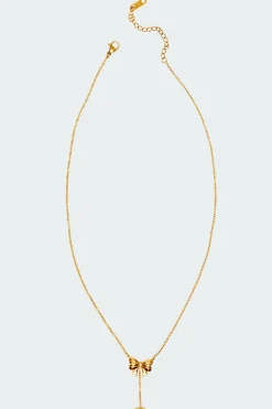 Bow & Heart Necklace