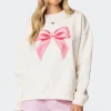 Bow Brat Printed Sweatshirt