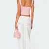 Bow Pocket Relaxed Jeans