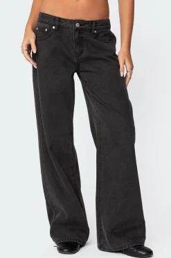 Bow Pocket Relaxed Jeans