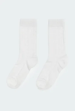 Bow Pointelle Socks