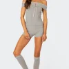 Bow Time Knit Micro Shorts