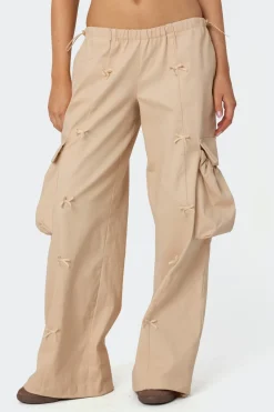 Bow Trim Cargo Parachute Pants