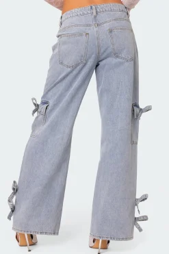 Bows 4 Days Low Rise Baggy Jeans