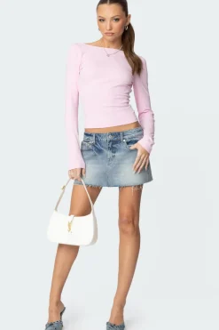 Brantley Denim Mini Skirt