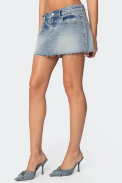 Brantley Denim Mini Skirt