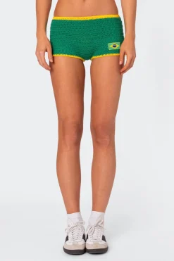 Brasil Crochet Shorts