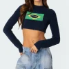 Brasil Cropped Sweater