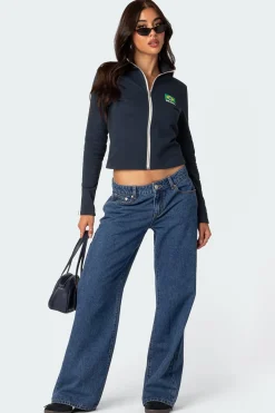 Brasil Zip Up Sweatshirt