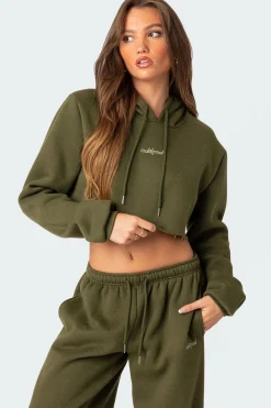 Brenna Cropped Hoodie