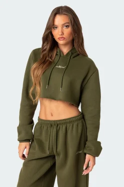 Brenna Cropped Hoodie