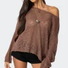 Bri Oversized Boat Neck Sweater