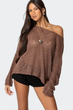 Bri Oversized Boat Neck Sweater