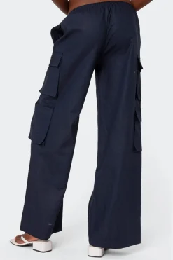 Bristol Linen Look Cargo Pants