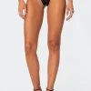 Bruna Faux Leather Bikini Bottom