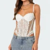 Cabaret Lacey Sheer Mesh Bodysuit