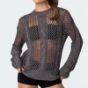 Cable Open Knit Sweater