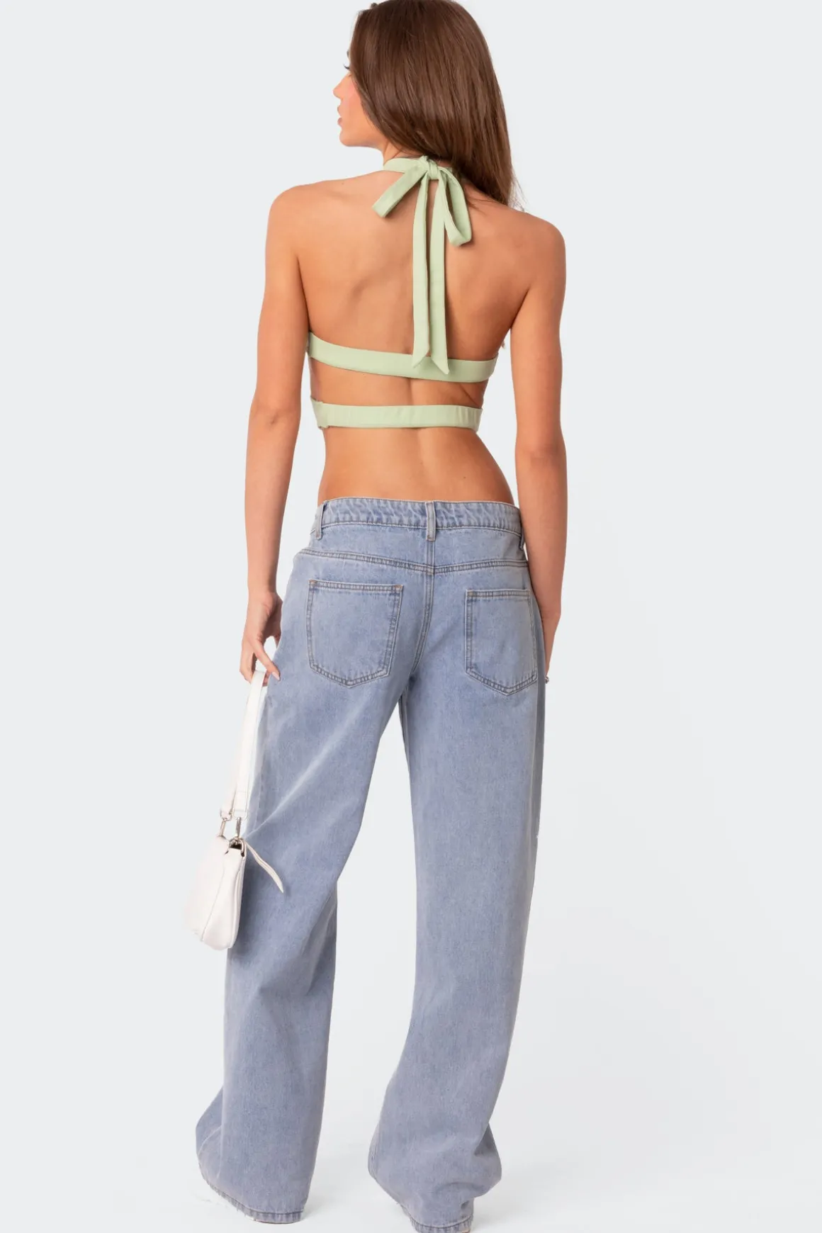 Cady Tie Front Cut Out Top