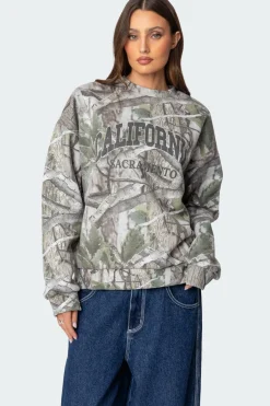Cali Baby Camo Sweatshirt