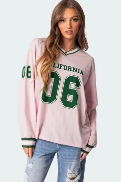 Cali Oversized Baseball T Shirt