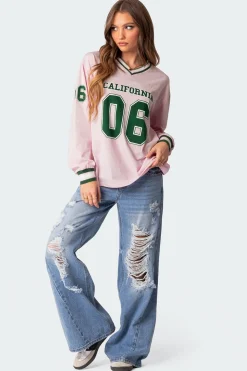 Cali Oversized Baseball T Shirt
