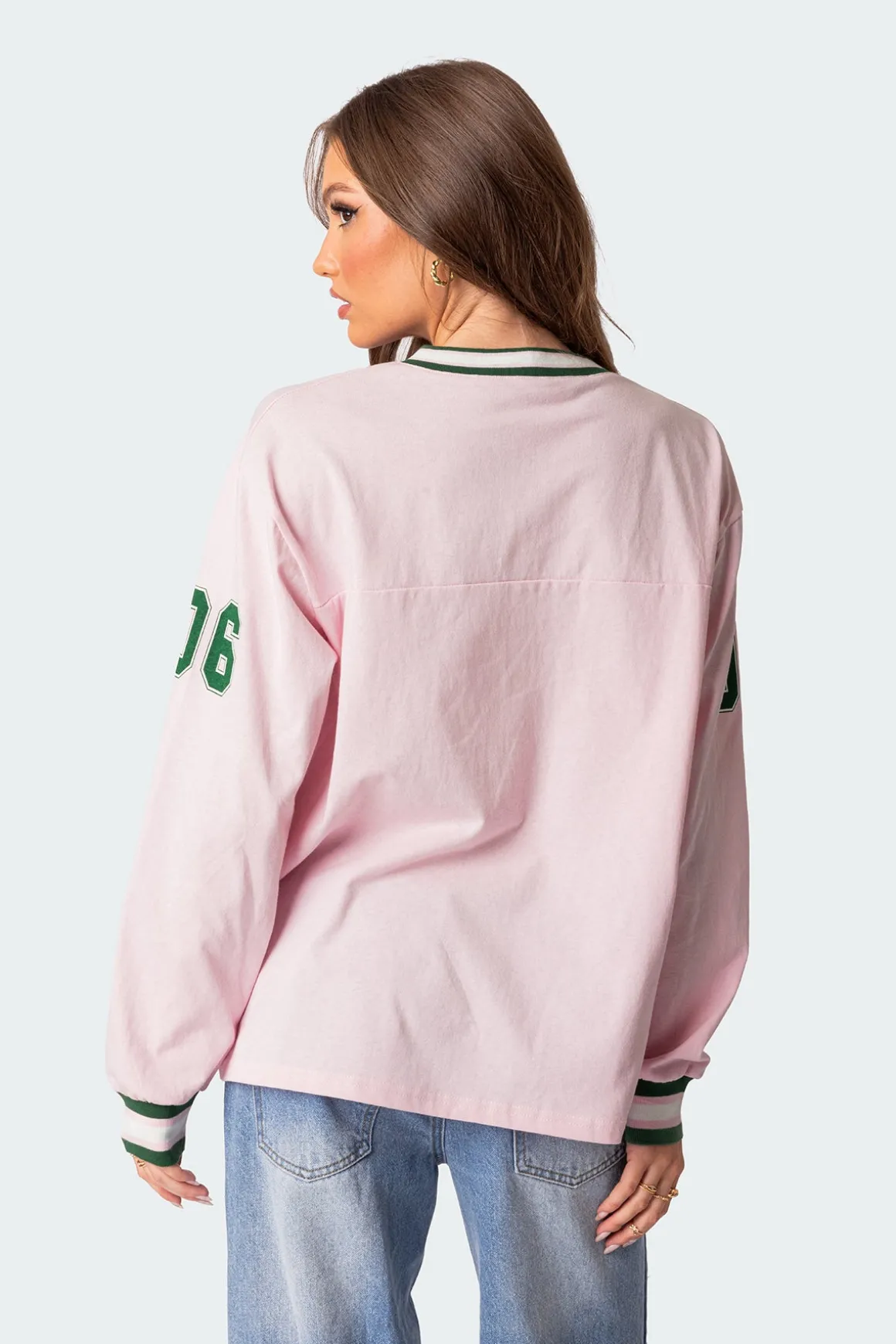Cali Oversized Baseball T Shirt