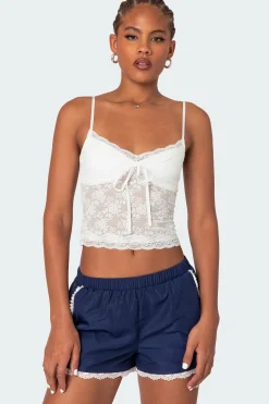 Cami Sheer Lace Tank Top