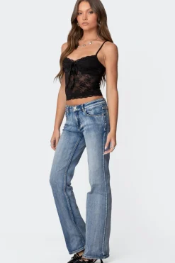 Cami Sheer Lace Tank Top