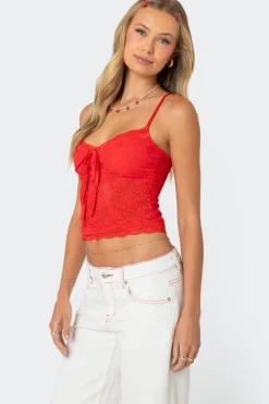 Cami Sheer Lace Tank Top