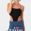 Camilla Ribbed High-Cut Bodysuit