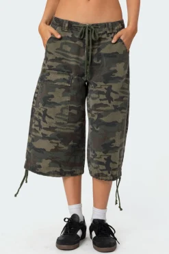 Camo Cargo Bermuda Shorts