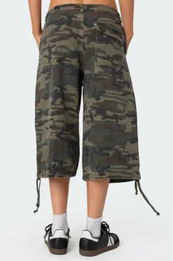 Camo Cargo Bermuda Shorts
